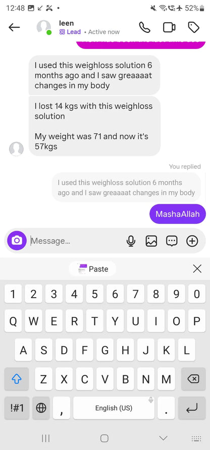 Buy 1 Get 1 Free Weight Loss Solution By Dr. Rubina Fawad (1 Month Plan)