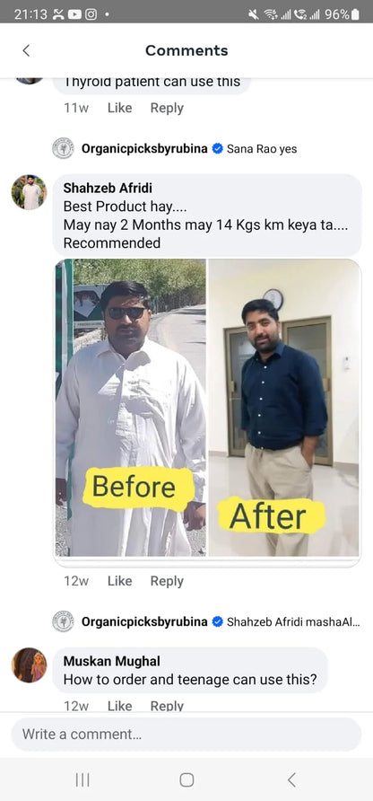 Buy 1 Get 1 Free Weight Loss Solution By Dr. Rubina Fawad (1 Month Plan)
